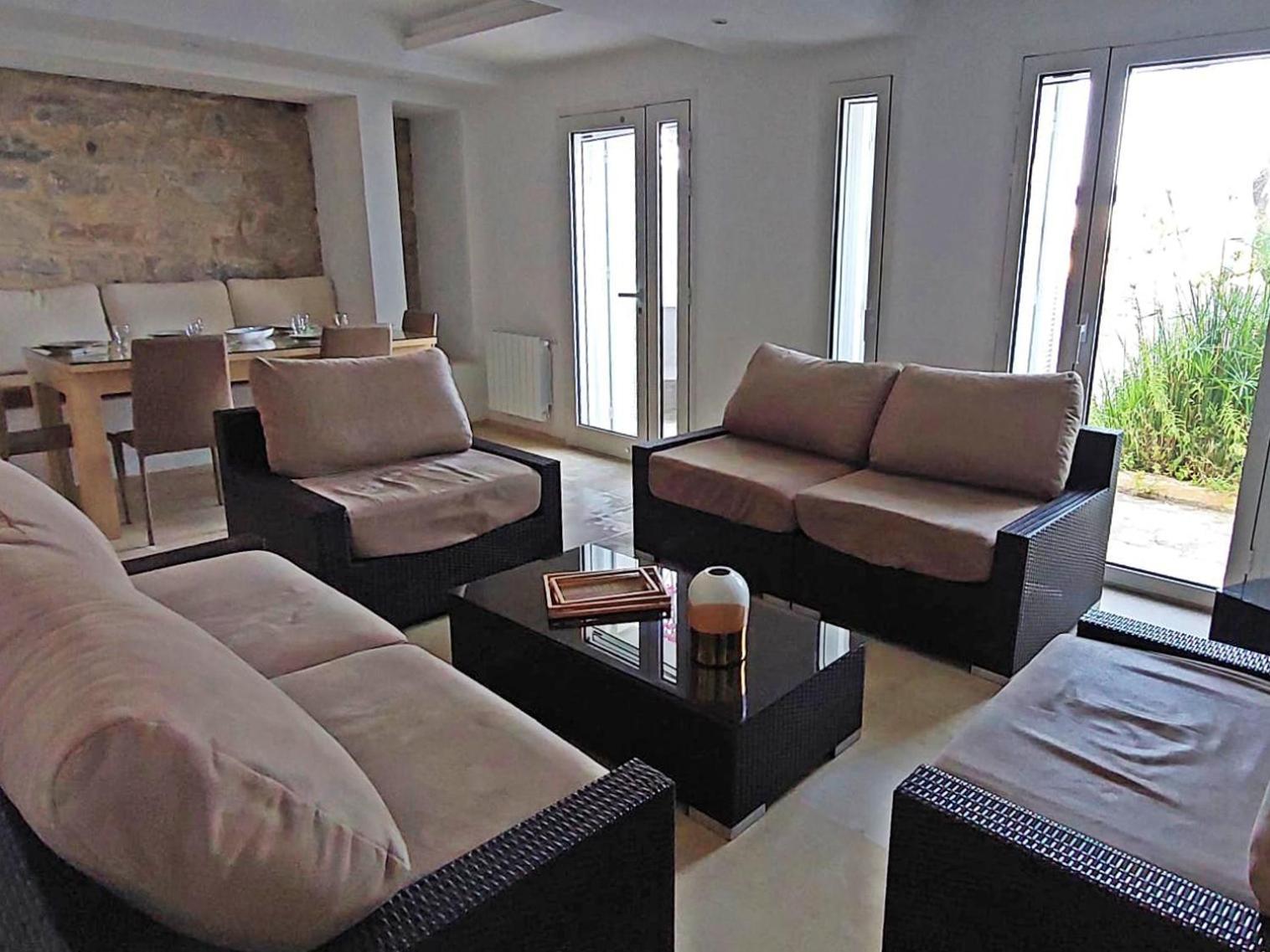 "L'Abri Cotier" Appartement 3 Chambres Haut Standing Port Punique Carthage Douar ech Chott Luaran gambar